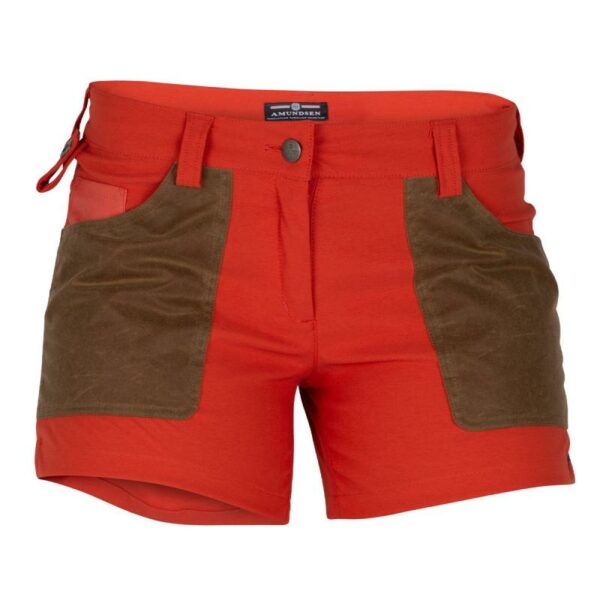 Amundsen Sport Amundsen 5Incher Field Shorts Dame Rød-brun Gjertsen Sport 1 2