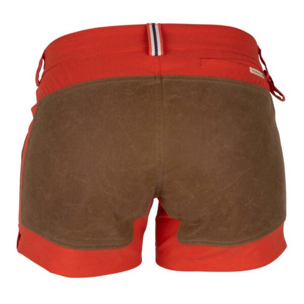 Amundsen Sport Amundsen 5Incher Field Shorts Dame Rød-brun Gjertsen Sport 1 2 3 4