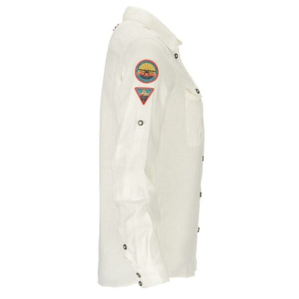 Amundsen Sport Amundsen Safari Linen Shirt Dame Natur wsh58.1.610 Gjertsen Sport 1 2 3 4
