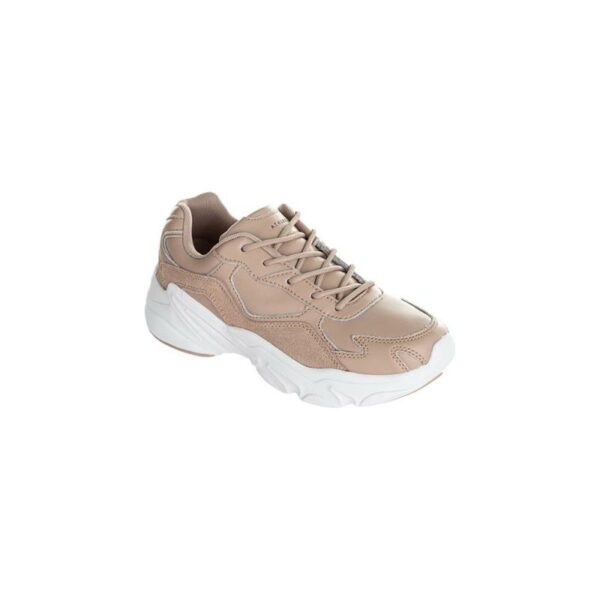 Athletica Athlecia Dame Chunky Leather Trainers Lys brun fritid sko ea212081 Gjertsen Sport 1 2