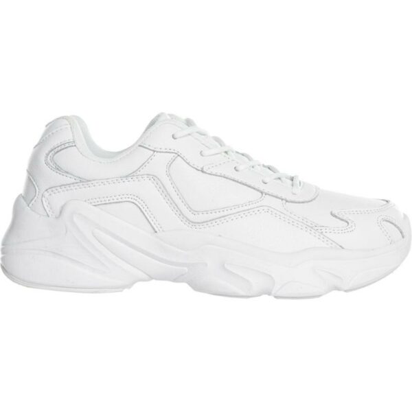 Athletica Athlecia Dame Chunky Leather Trainers White fritid sko ea212081 Gjertsen Sport 1 2 3 4 5 6 7