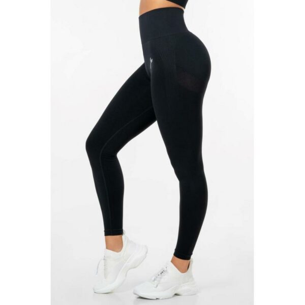 Famme Famme Peach Scrunch Leggings Black SOLES-BK Gjertsen Sport 1