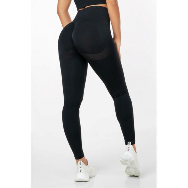 Famme Famme Peach Scrunch Leggings Black SOLES-BK Gjertsen Sport 1 2 3