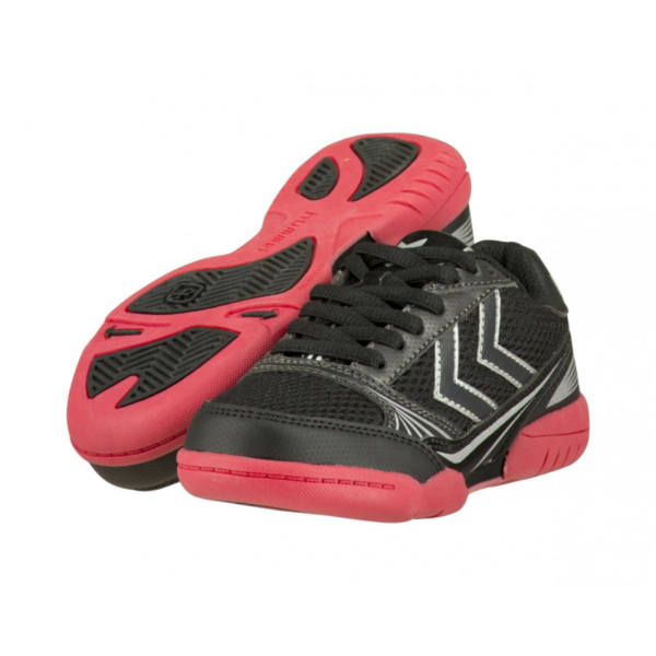 Hummel Hummel Root Jr Black-Red håndballsko 60301 Gjertsen Sport 1