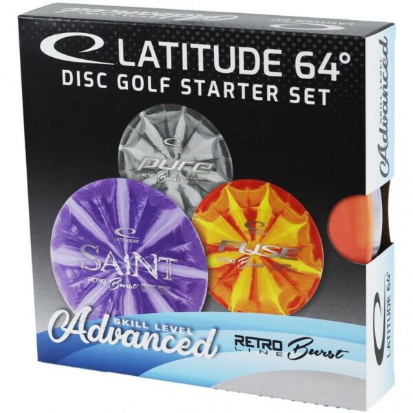 Lattitude 64 Latitude 64 Retro Burst Advanced Disc Golf Starter Set 11563 Gjertsen Sport 1