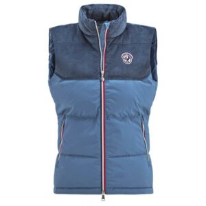 Les Arcs Les Arcs Adele Cord Vest Dame Blue Gjertsen Sport 1