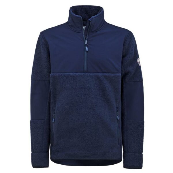 Les Arcs Les Arcs Sebastien Half Zip Teddy Herre Navy Gjertsen Sport 1