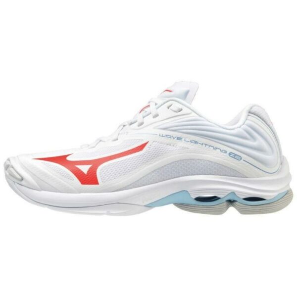 Mizuno Mizuno Wave Lightning Z6 Dame Hvit håndballsko V1GC2000 Gjertsen Sport 1