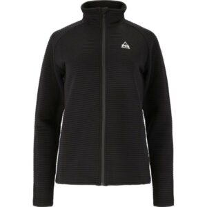 SOS SOS Muju Dame Full Zip Midlayer Sort SOS224006 Gjertsen Sport 1