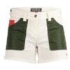 Amundsen Sport Amundsen 5Incher Field Shorts Dame Offwhite-Grønn wss53.2.012 Gjertsen Sport 1 2