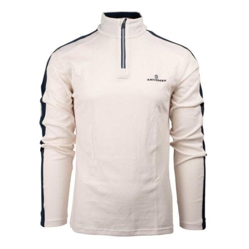 Amundsen Sport Amundsen 5Mila Half Zip Herre Hvit.