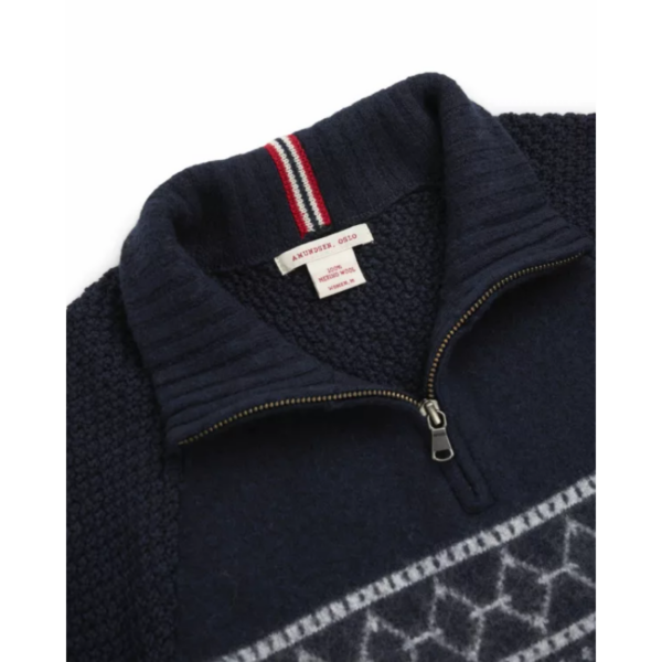 Amundsen Sport Amundsen Boiled Ski Sweater Herre Faded Navy msw32.1 Gjertsen Sport 1 2 3 4 5 6 7 8