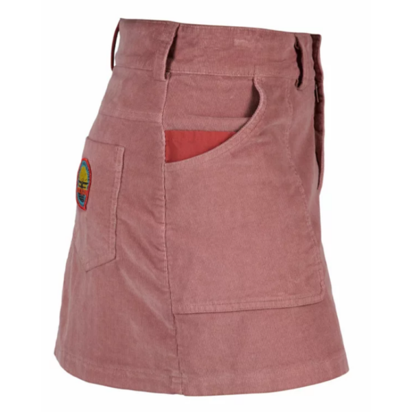 Amundsen Sport Amundsen Concord G.Dyed Skirt Dame Faded Peony Pink wsk01.2.001 Gjertsen Sport 1 2 3 4