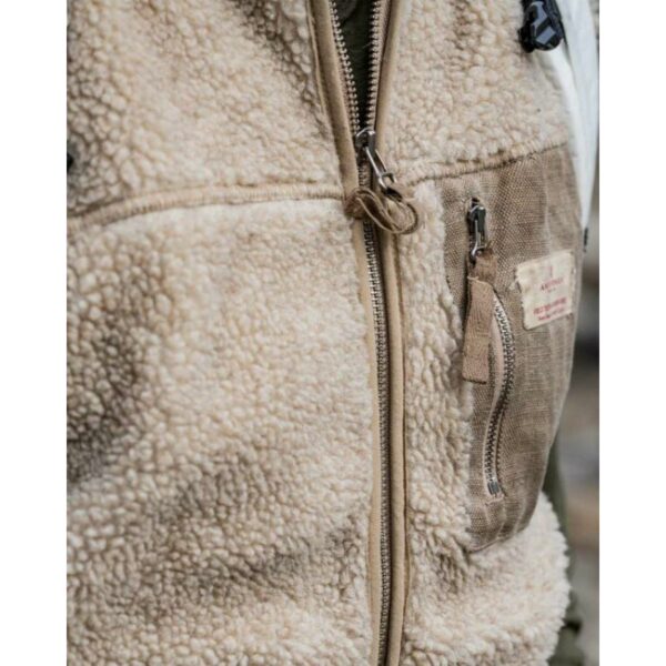 Amundsen Sport Amundsen Heroes Wool Fleece Vest Herre Natur MVE11.1.610 Gjertsen Sport 1 2 3 4