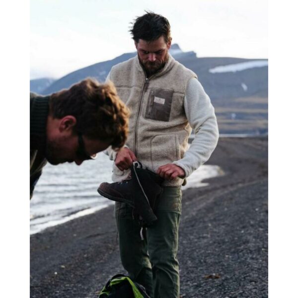 Amundsen Sport Amundsen Heroes Wool Fleece Vest Herre Natur MVE11.1.610 Gjertsen Sport 1 2 3 4 5