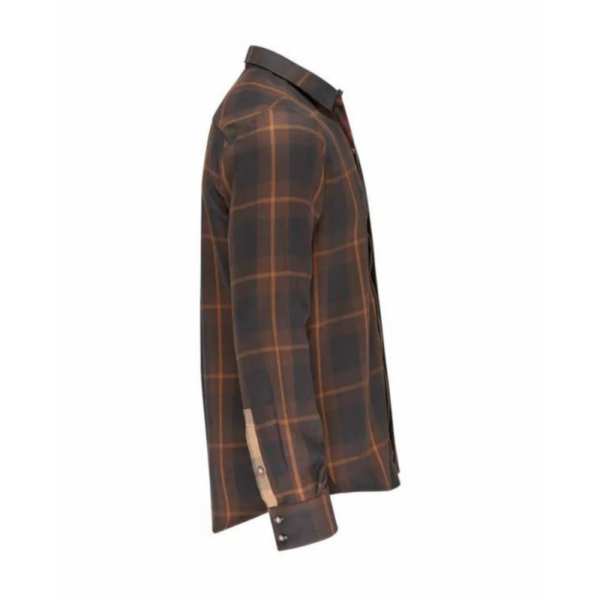 Amundsen Sport Amundsen Skauen Field Shirt Herre Hunter Brown msh03.2 Gjertsen Sport 3