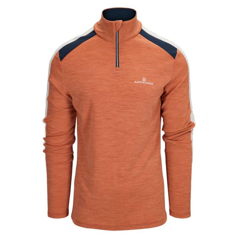Amundsen Sport Amundsen 5Mila Half Zip Herre Tangerine