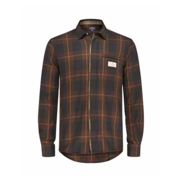 Amundsen Sport Amundsen Skauen Field Shirt Herre Hunter Brown msh03.2 Gjertsen Sport 1