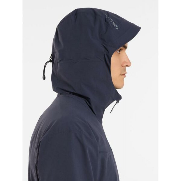 ArcTeryx ArcTeryx Gamma Lightweight Hoody Herre Black Saphire X000007669 Gjertsen Sport 1 2 3 4 5 6