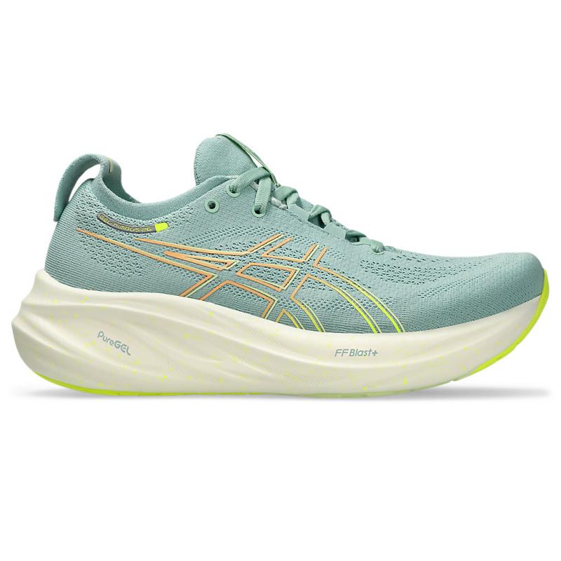 Asics Asics Gel Nimbus 26 Dame Celadon-Yellow 1012B601 Gjertsen Sport 1