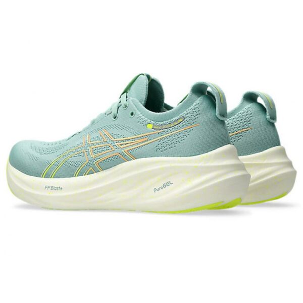 Asics Asics Gel Nimbus 26 Dame Celadon-Yellow 1012B601 Gjertsen Sport 1 2 3 4 5 6 7 8 9 10 11