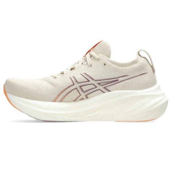 Asics Asics Gel-Nimbus 26 Dame Oatmeal -Faded Orange 1012B601 Gjertsen Sport 1