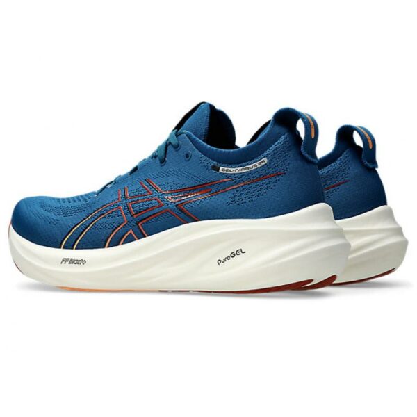 Asics Asics Gel Nimbus 26 Herre Navy-Orange 1011B794 Gjertsen Sport 1 2 3 4 5 6 7 8 9 10 11