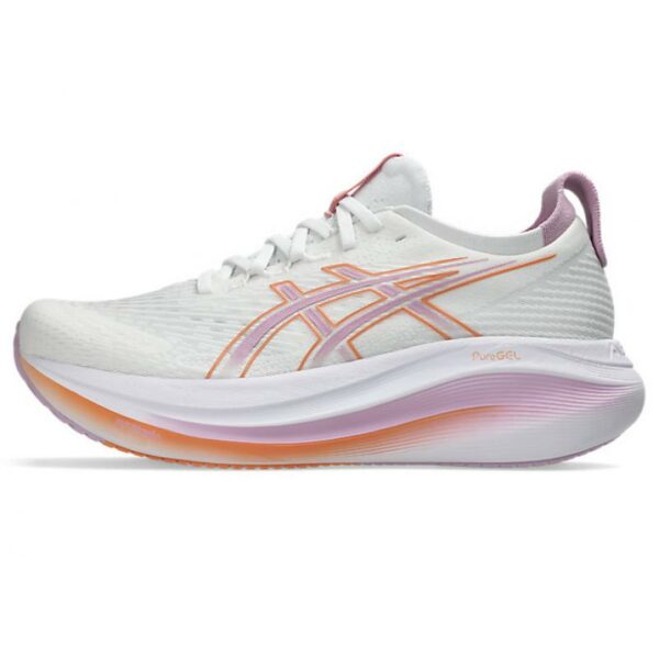 Asics Asics Gel Nimbus 27 Dame White-Leight Ube 1012B753 Gjertsen Sport