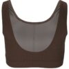 Athletica Athlecia Daisee W Ribbed Bikini Top Deep Taupe EA211493 Gjertsen Sport 1