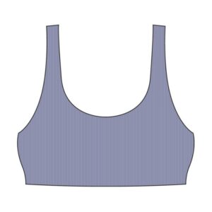 Athletica Athlecia Daisee W Ribbed Bikini Top Lavendel EA211493 Gjertsen Sport 1