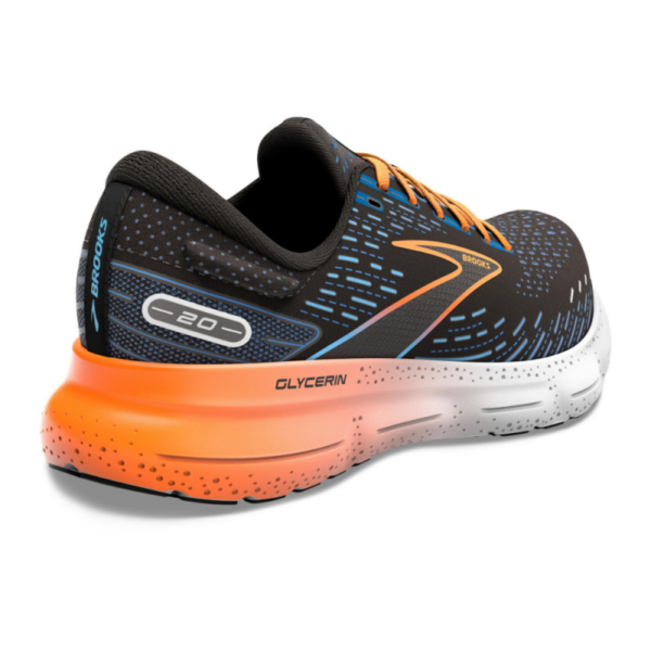 Brooks Brooks Glycerin 20 Herre Black-Classic Blue-Orange 1103821D Gjertsen Sport 1 2