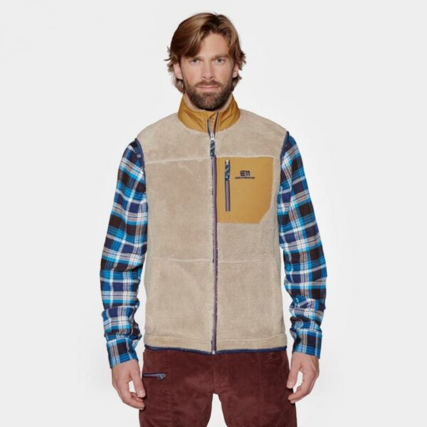 Elevenate Elevenate M Glacier Pile Vest Khaki 234-22 Gjertsen Sport 1 2