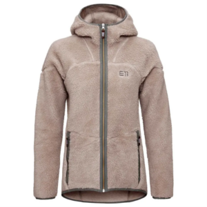 Elevenate Elevenate Dame Glacier Pile Hood Ginger Beige 218-22 Gjertsen Sport 1