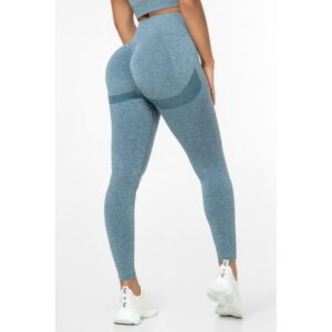 Famme Famme Peachy Scrunch Leggings Blue PESCH-MNV Gjertsen Sport 1