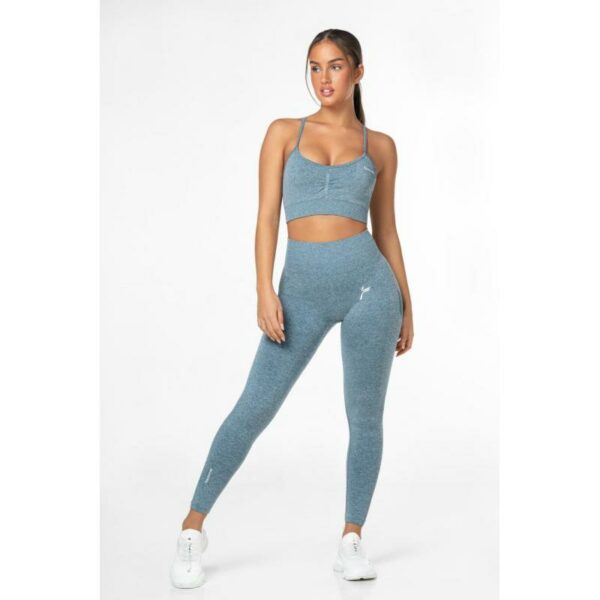 Famme Famme Peachy Scrunch Leggings Blue PESCH-MNV Gjertsen Sport 1 2