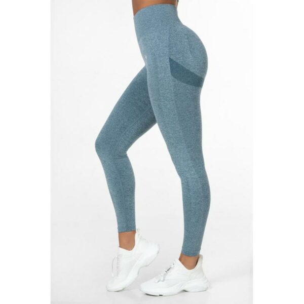 Famme Famme Peachy Scrunch Leggings Blue PESCH-MNV Gjertsen Sport 1 2 3 4 5 6