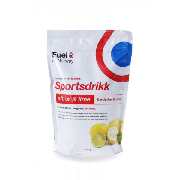 Fuel Fuel of Norway Sportsdrikke 0,5kg sitron-lime 5004 Gjertsen Sport 1