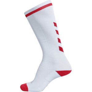 Hummel Hummel Elite Indoor Sock Hight Hvit-Rød 204044 Gjertsen Sport 1