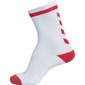 Hummel Hummel Elite Sock Low Hvit-Rød 204043 Gjertsen Sport 1