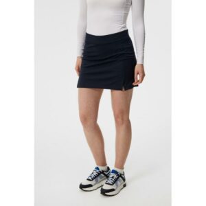 J.Lindeberg J.Lindeberg Amelie Mid Golf Skirt Navy gwsd06338 Gjertsen Sport 1 2