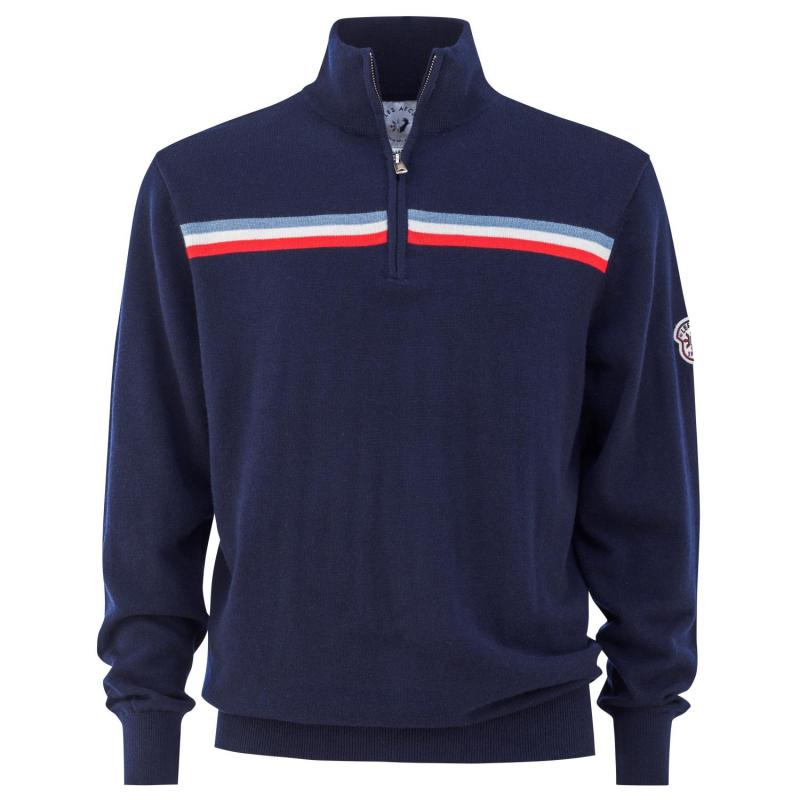 LES ARCS Emilio Ski Polo Herre Navy