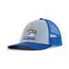 Patagonia Patagonia P-6 Logo LoPro Trucker Hat Steam Blue P38283 Gjertsen Sport 1
