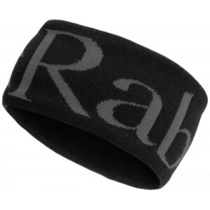 Rab Rab Knitted Logo Pannebånd Antracite QAB-40 Gjertsen Sport 1