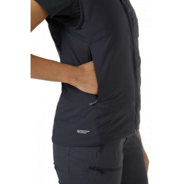Rab Rab Xenair Vest Dame Ebony QIP-04 Gjertsen Sport 1 2 3 4 5