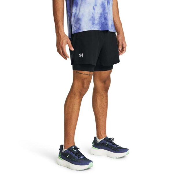 Under Armor Under Armour Ua Launch 5 2 In one Shorts Herre Sort 1382640 Gjertsen Sport 1 2 3 4 5 6 7 8