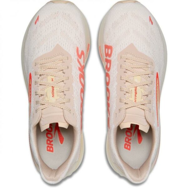 Brooks Hyperion GTS 2 Løpesko Dame Hvit-Peach-Coral 1204221B Gjertsen Sport 5