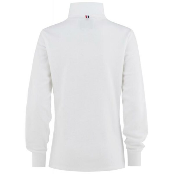 Les Arcs Les Arcs Carine Zip Neck Dame White Gjertsen Sport 3