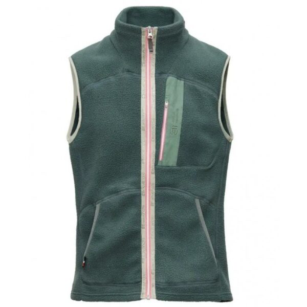 Elevenate Elevenate Canyon Pile Fleece Vest Dame Balsam Green 440-23 Gjertsen Sport 2