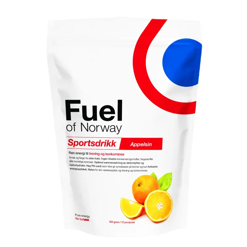 Fuel of Norway Fuel of Norway Sportsdrikke 0,5 kg Appelsin