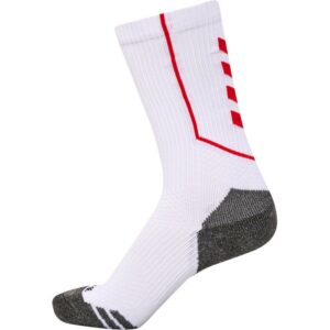 Hummel Hummel Hmlpro Training Socks Low Hvit-Rød 226913 Gjertsen Sport 1